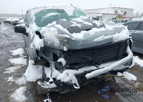 2025 Chevrolet Silverado 1500 4Wd Short Bed Custom Trail Boss from USA, damaged, VIN 3GCPKCEK2SG146693